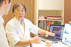 診断に基づいた治療計画の説明