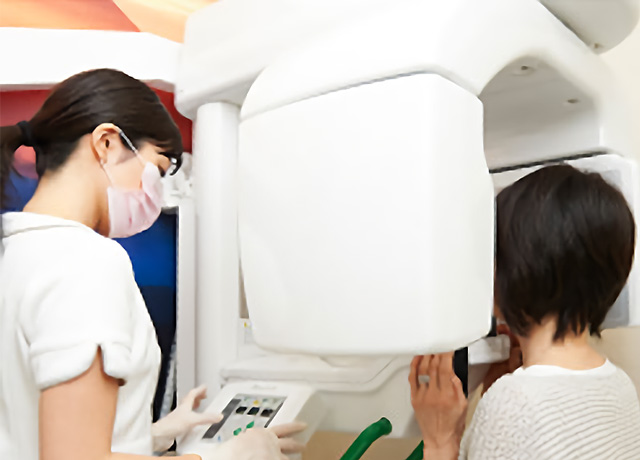 歯科用CTを使用した精密診断