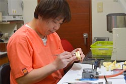 天然しに近い見た目を